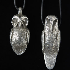 "Owl Raven Pendants"